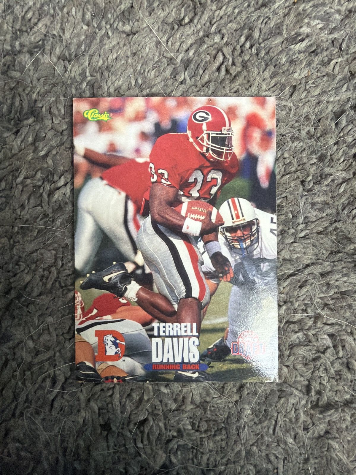 NFL 1995 Classic #54 Terrell Davis Card Size ONE SIZE - 1 Thumbnail