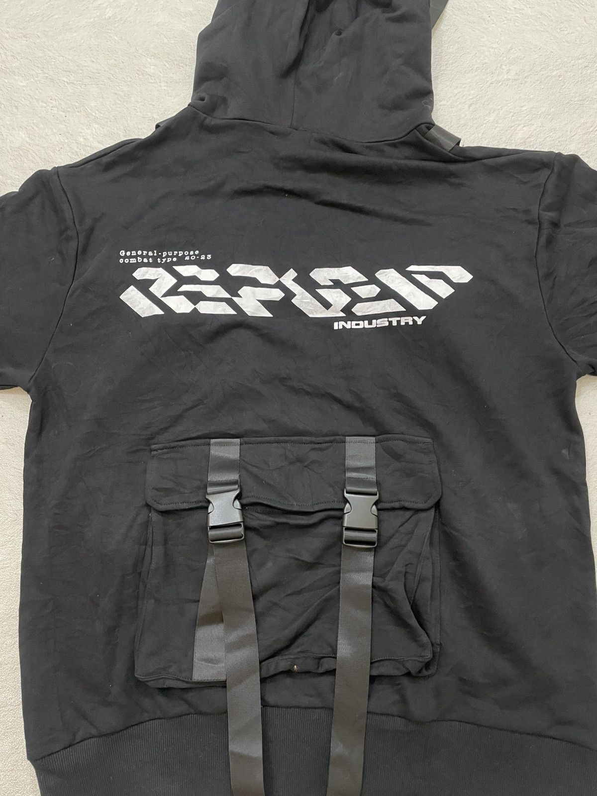 Japanese Brand 00s Tactical Harness Hoodie Techwear Bondage Y2K LGB Hysteri Size US XL / EU 56 / 4 - 9 Thumbnail