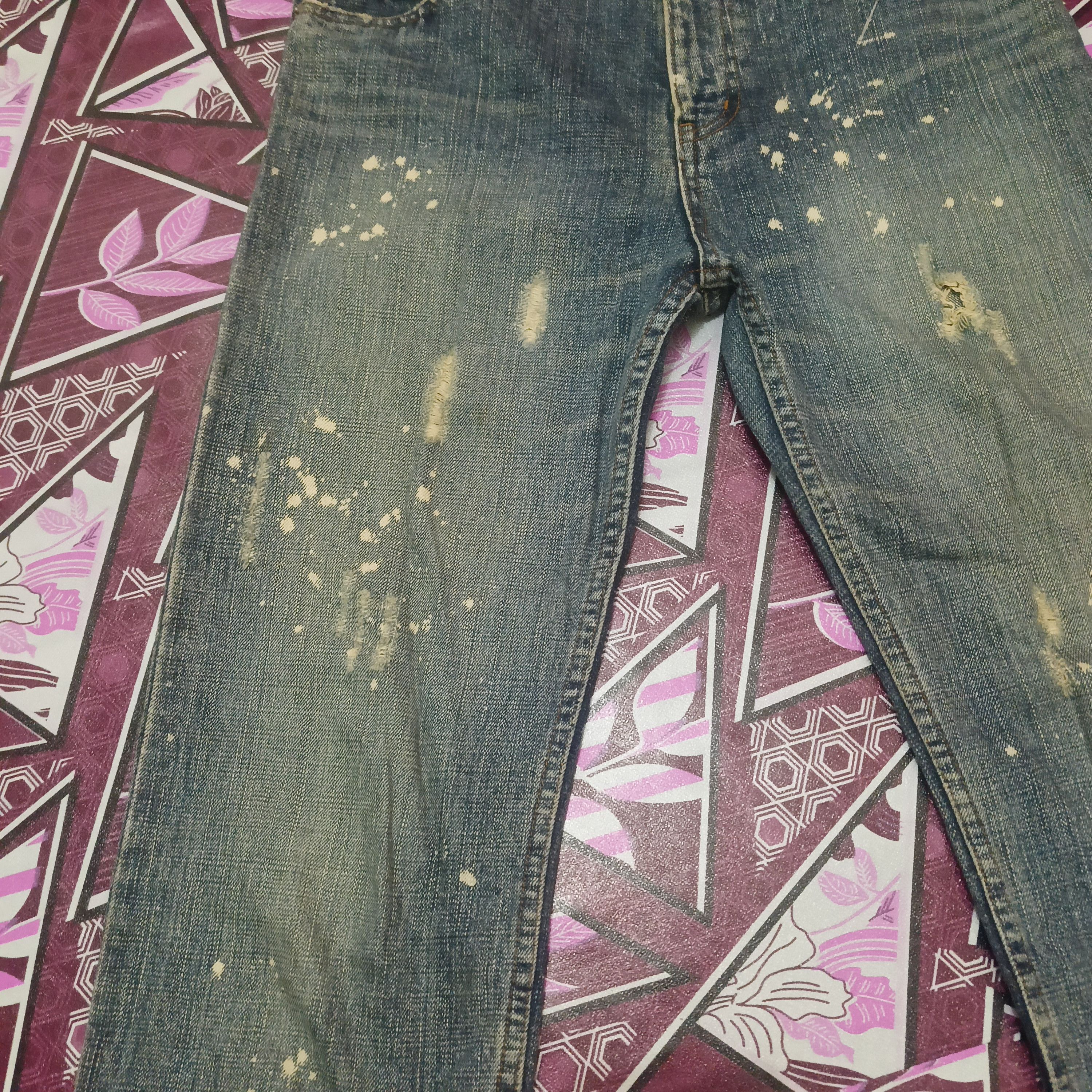 Who Decides War Japanese Earth Music & Ecology Painting Selvedge jeans Size US 31 - 3 Thumbnail