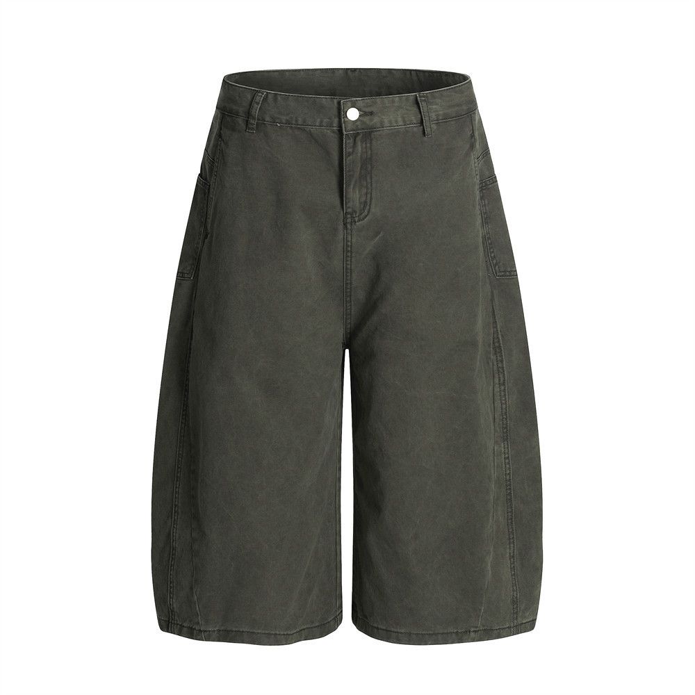 Japanese Brand × Jean American retro pocket loose machete washed cargo shorts Size US 32 / EU 48 - 1 Thumbnail
