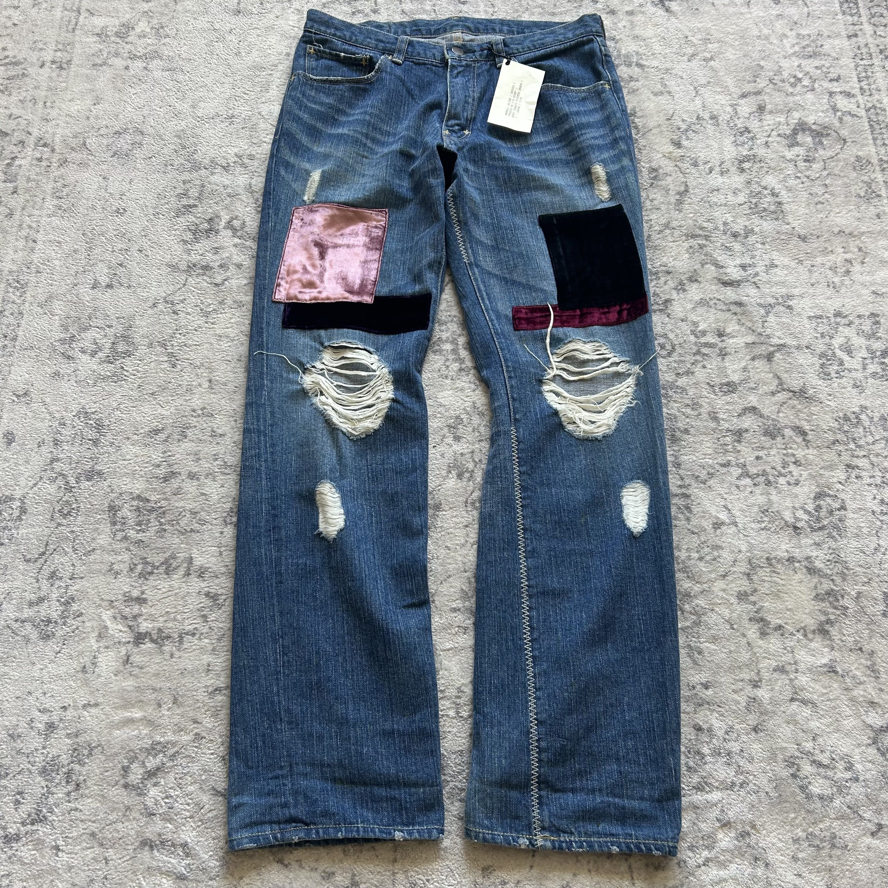 NUMBER (N)INE デニム ナンバーナイン NUMBER (N)INE 02AW ジョージ期 泥加工デニム