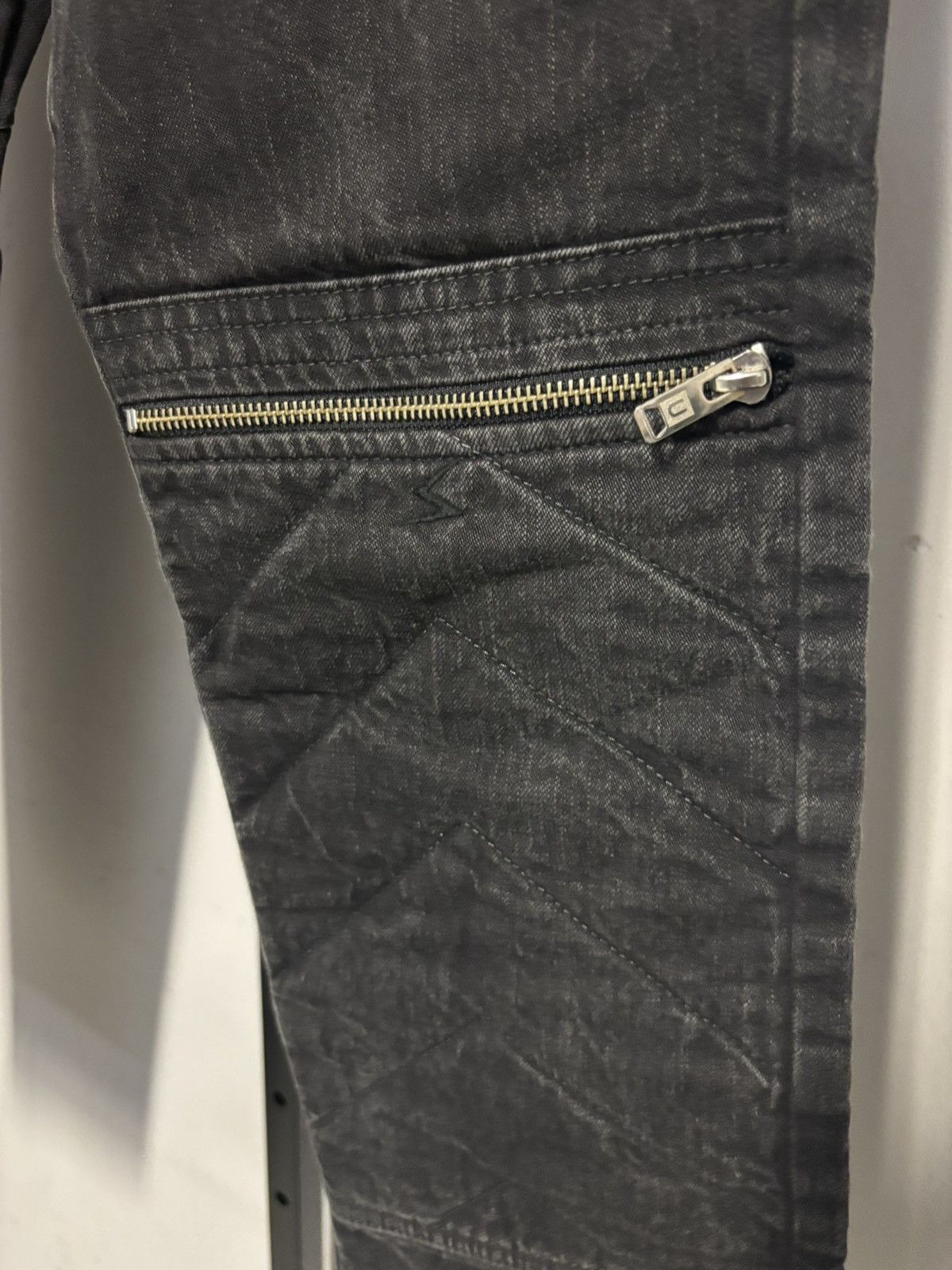 Undercover Undercover AW08 ‘Unrealrealclothes’ Black Moto Pants Size US 32 / EU 48 - 3 Thumbnail