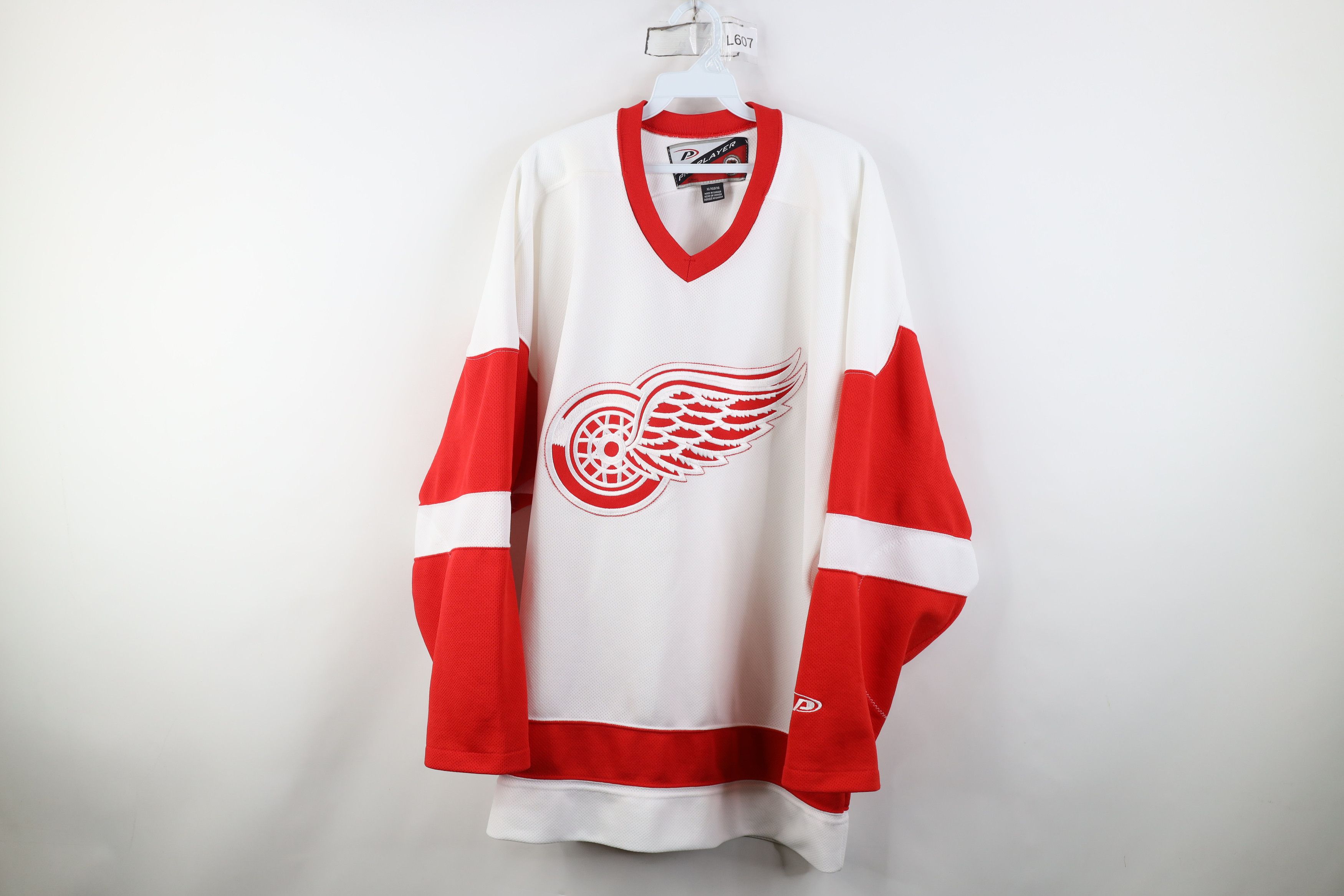 Vintage Vintage 90s Red Wings Hockey Jersey White 2Pac 2 Pac Size US XL / EU 56 / 4 - 1 Thumbnail