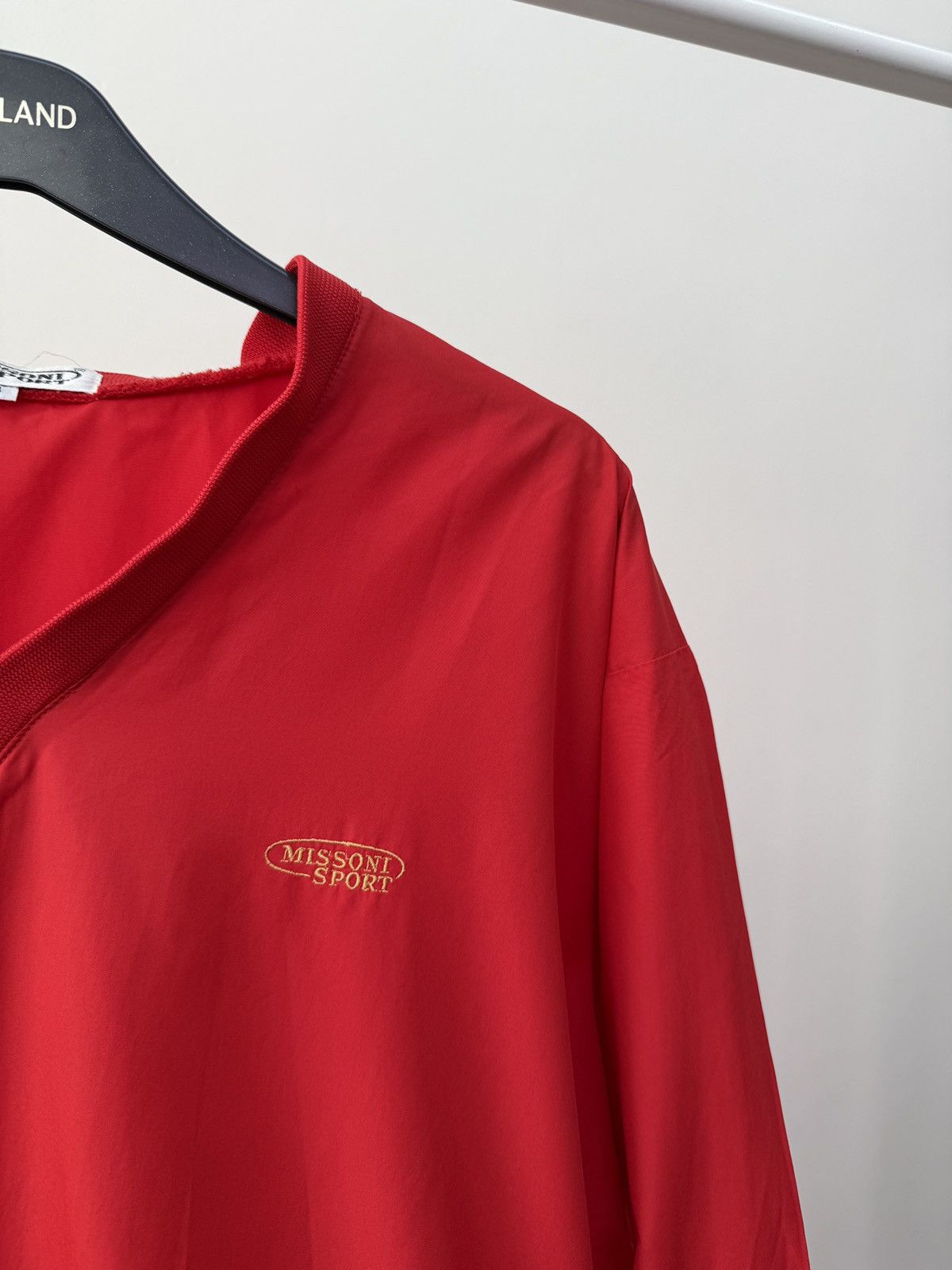 Missoni Vintage Missoni Sport V-Neck Long Sleeve Embroidered Logo Size US M / EU 48-50 / 2 - 4 Thumbnail