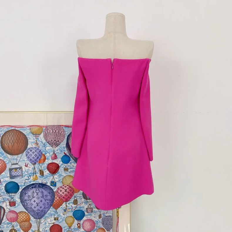 Valentino Valentino Pink one-shoulder dress Size S / US 4 / IT 40 - 2 Thumbnail