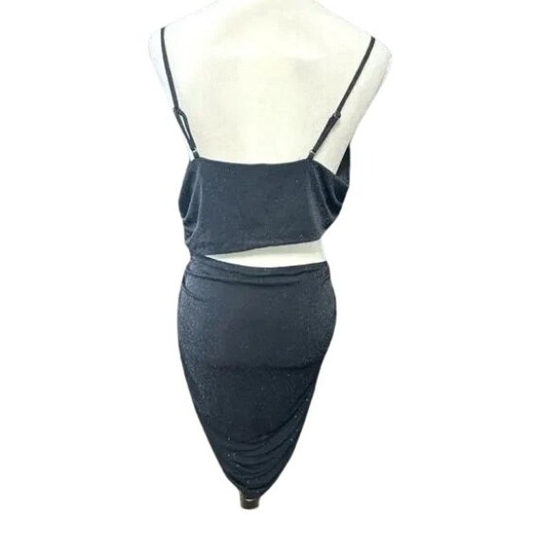 BP. BP Sparkling Mini Dress Cutout Sleeveless Black 2X NWOT Size XXL / US 16-18 / IT 52-54 - 5 Thumbnail