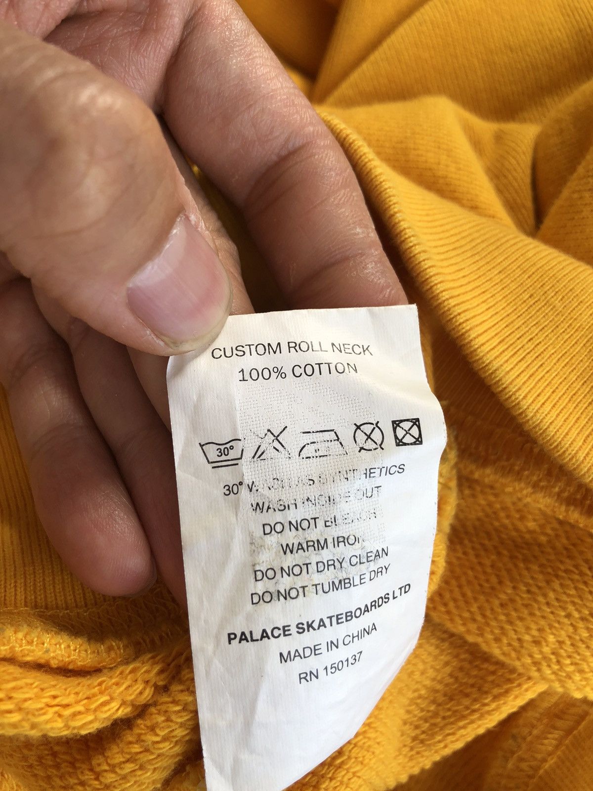 Palace Custom Roll Neck Sweater Size US XL / EU 56 / 4 - 5 Thumbnail