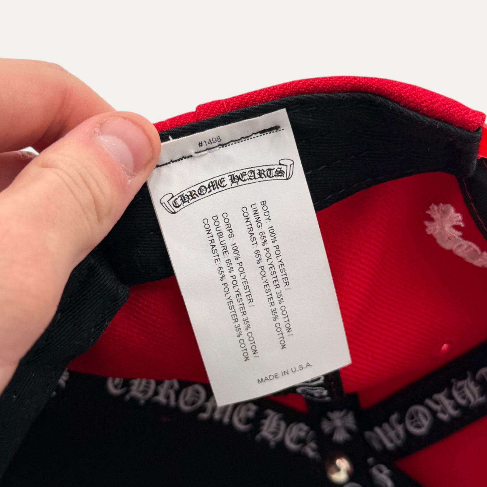 Chrome Hearts Chrome Hearts CH Embroidered Baseball Hat Size ONE SIZE - 3 Thumbnail