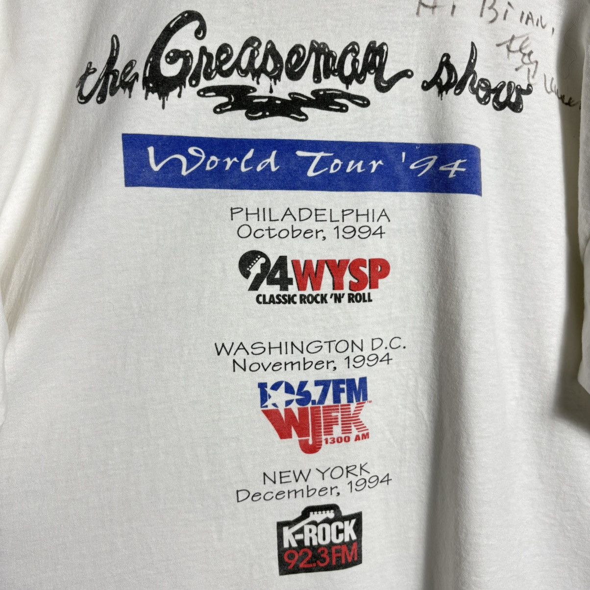 Vintage Vintage 90s The Greaseman Radio Schweet Graphic T-Shirt / NY Size US XL / EU 56 / 4 - 4 Thumbnail