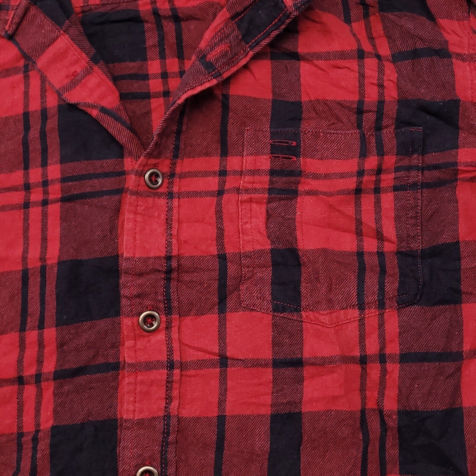 21 Men 21 Men Madras Flannel Button Up Shirt Mens Size S Red Black Size US S / EU 44-46 / 1 - 4 Thumbnail