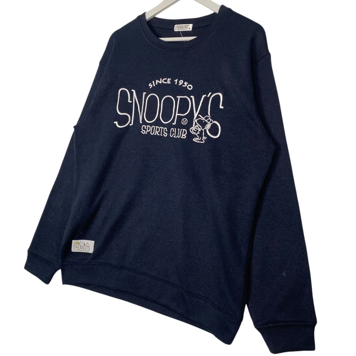 Vintage Vintage Peanuts Printed Crewneck Sweatshirt Blue Size LL Size L / US 10 / IT 46 - 2 Thumbnail