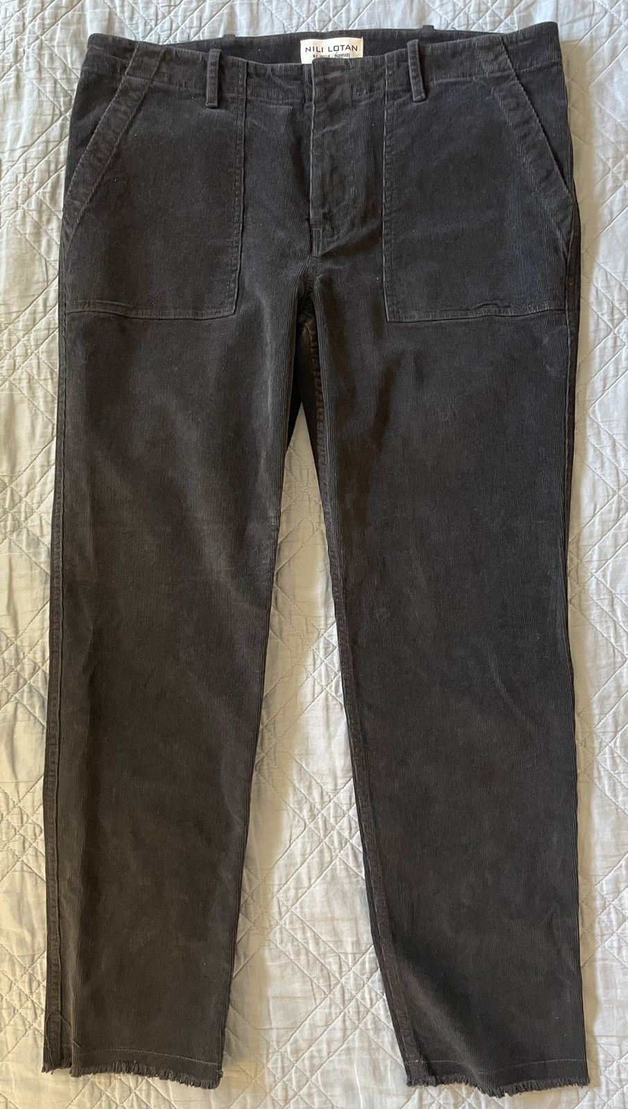 Nili Lotan Fine Wale Corduroy Jenna Pant Size 32" / US 10 / IT 46 - 6 Thumbnail