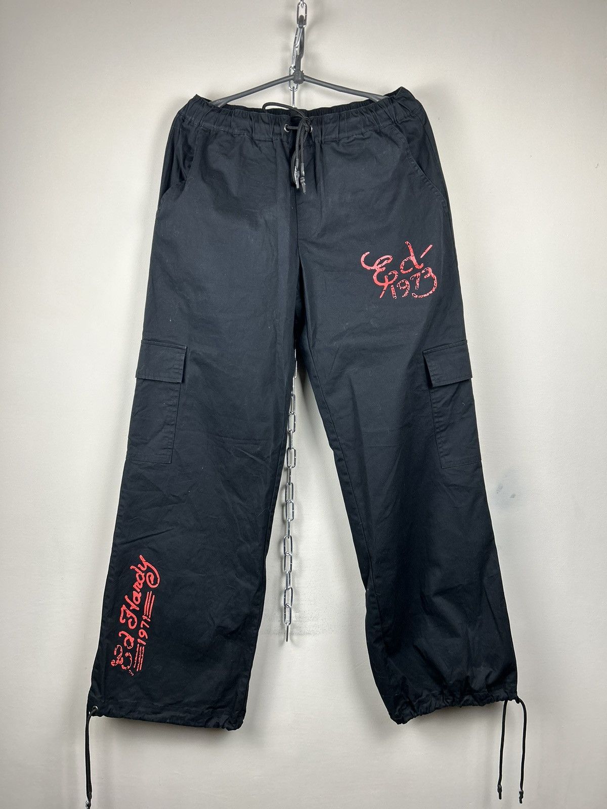 Ed Hardy Vintage Ed Hardy Cargo Pants Dragon Logo Size S Size US 30 / EU 46 - 2 Thumbnail