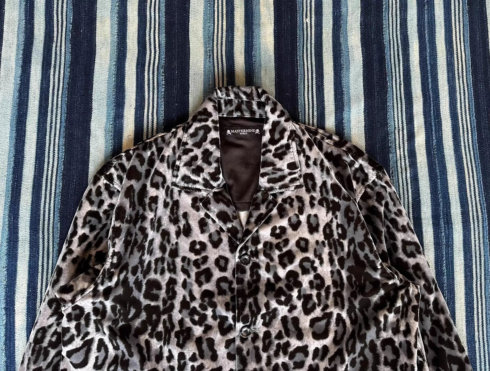 Mastermind Japan MMJ 22SS Leopard Embroidered Skull Velvet Jacket Japan M Size US M / EU 48-50 / 2 - 3 Thumbnail
