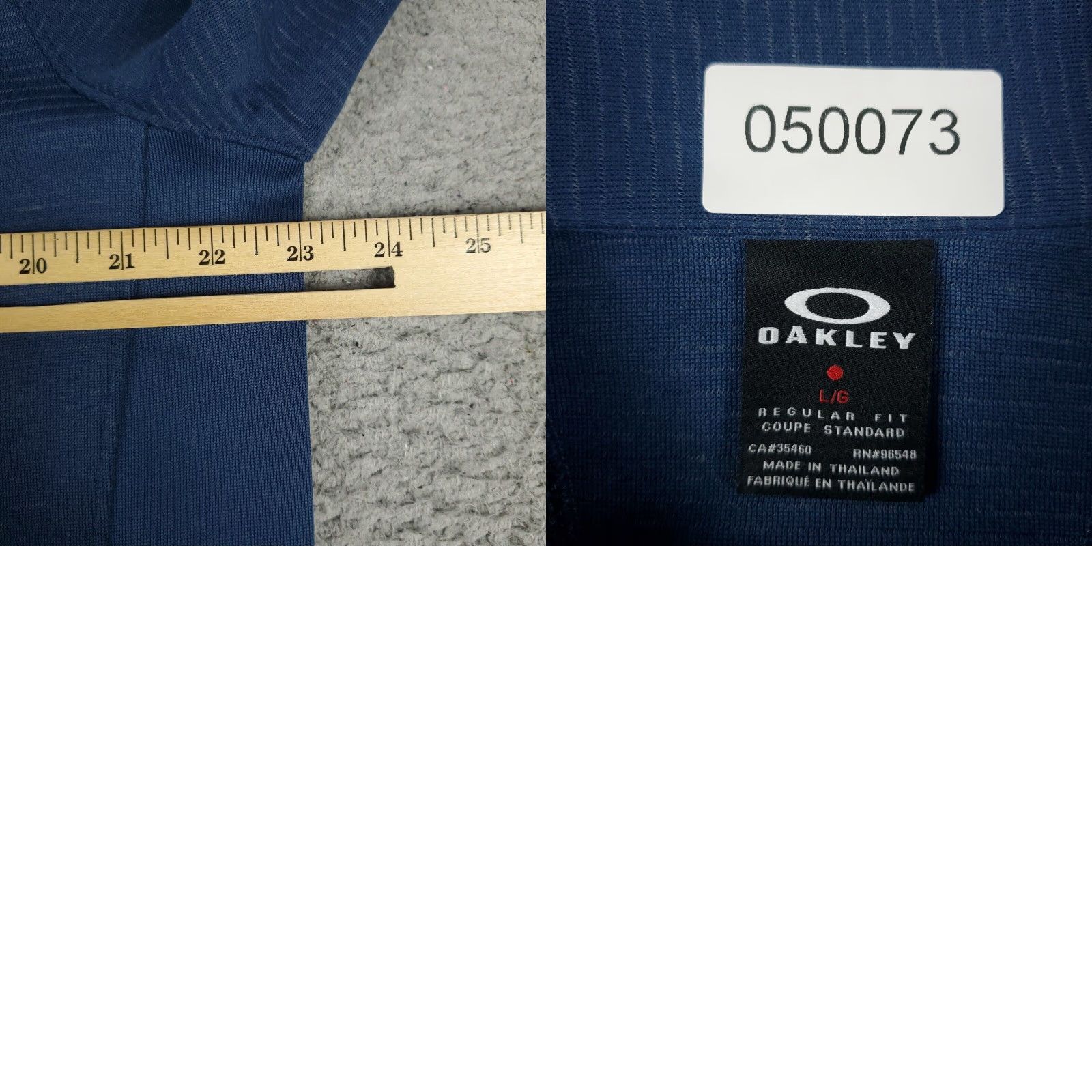 Oakley Oakley Mens Large Red 1/4 Zip Pullover Sweater Size US L / EU 52-54 / 3 - 8 Thumbnail