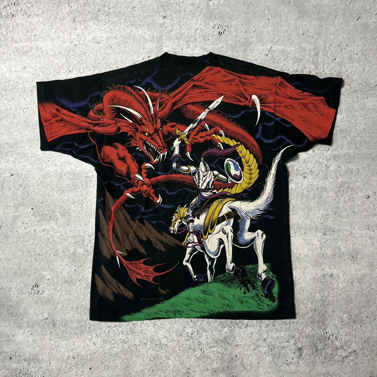 Liquid Blue Vintage Liquid Blue dragon tee single stitch 90s usa Size US XL / EU 56 / 4 - 2 Thumbnail