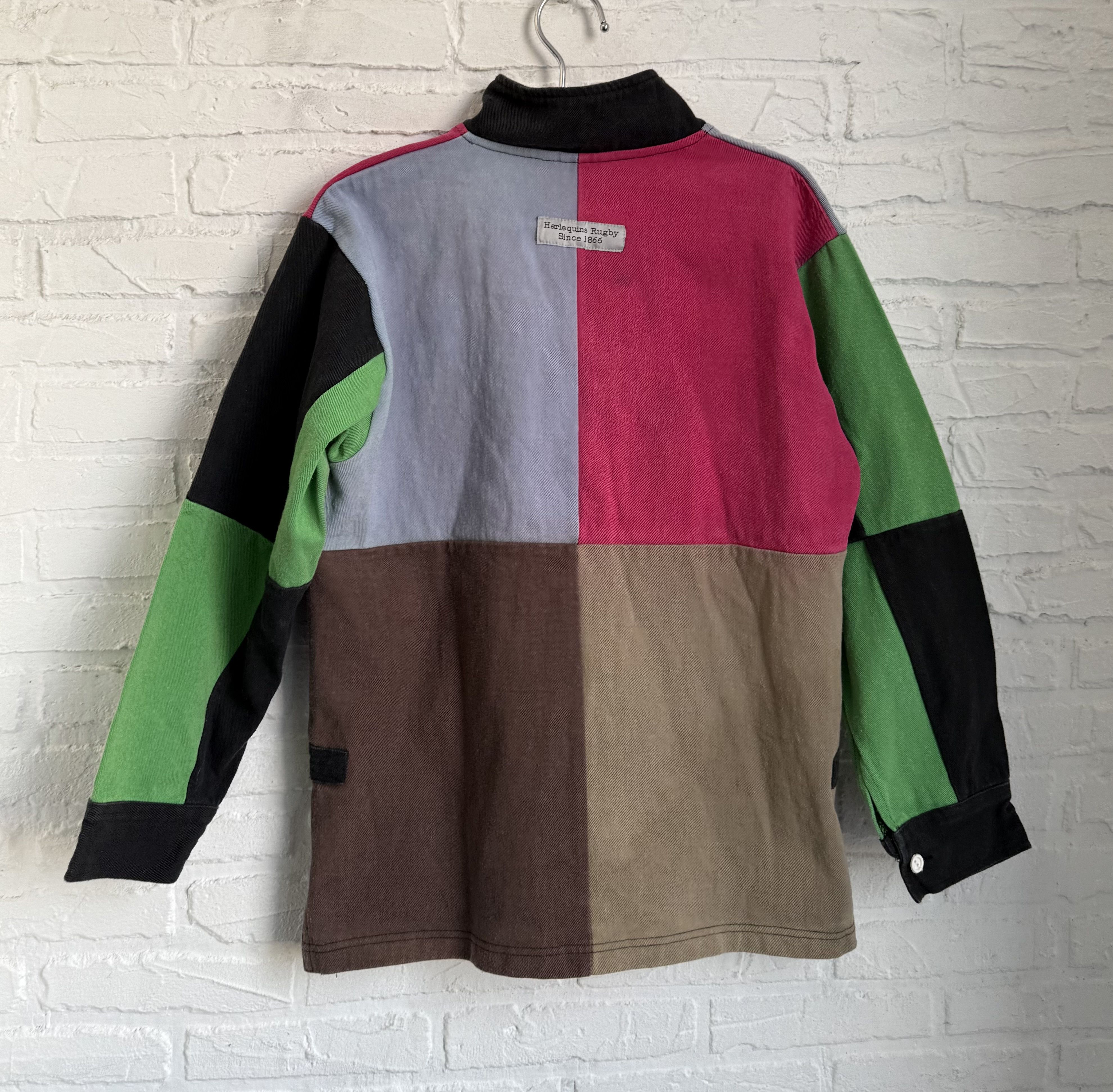 Vintage Vintage 90s Harlequins Rugby Polo Shirt jersey Size US S / EU 44-46 / 1 - 10 Thumbnail