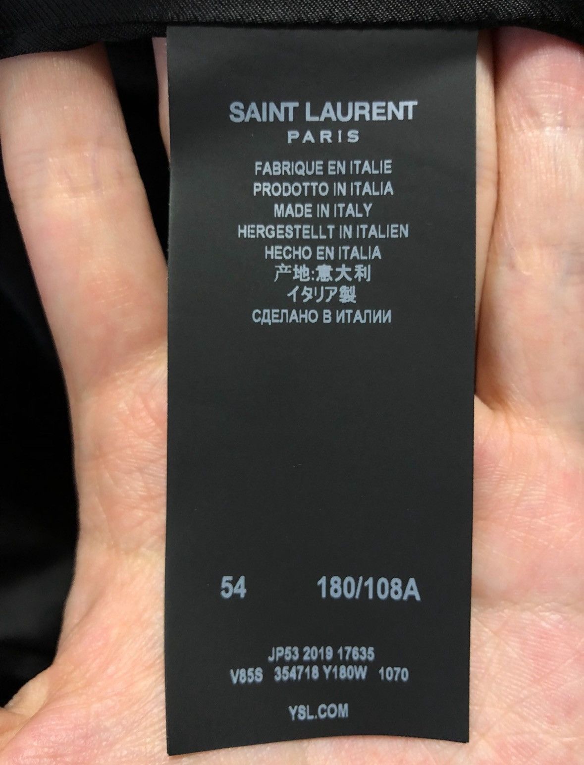 Yves Saint Laurent Saint LaruentBlack and white classic Teddy jacket 2502-Next Size US L / EU 52-54 / 3 - 8 Thumbnail