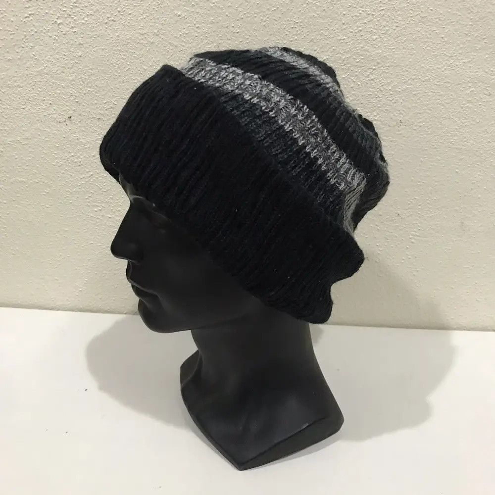 Japanese Brand × Vintage Japanese Brand Stripe Design Beanie Hat Size ONE SIZE - 2 Thumbnail