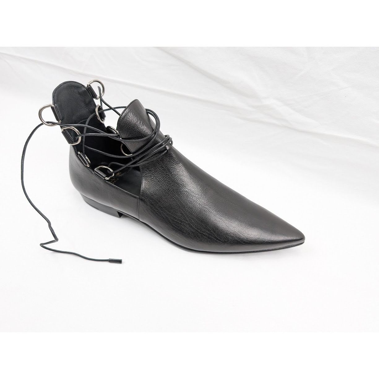 Saint Laurent Paris o1rshd1 Goth 15 Lace Up Shoes in Nero Size US 8 / EU 41 - 2 Thumbnail