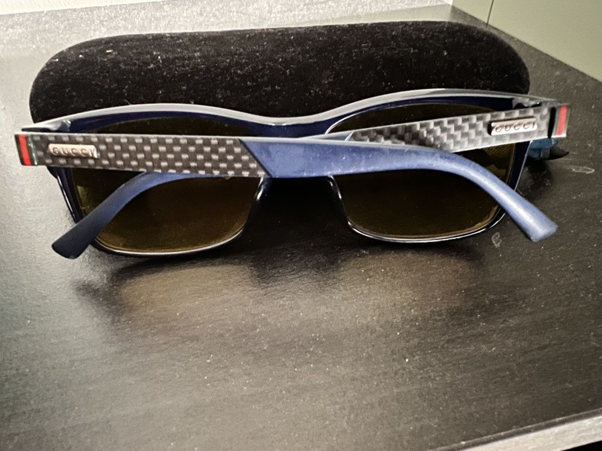 Gucci Gucci Navi and partly black carbon Size 46 - 2 Thumbnail