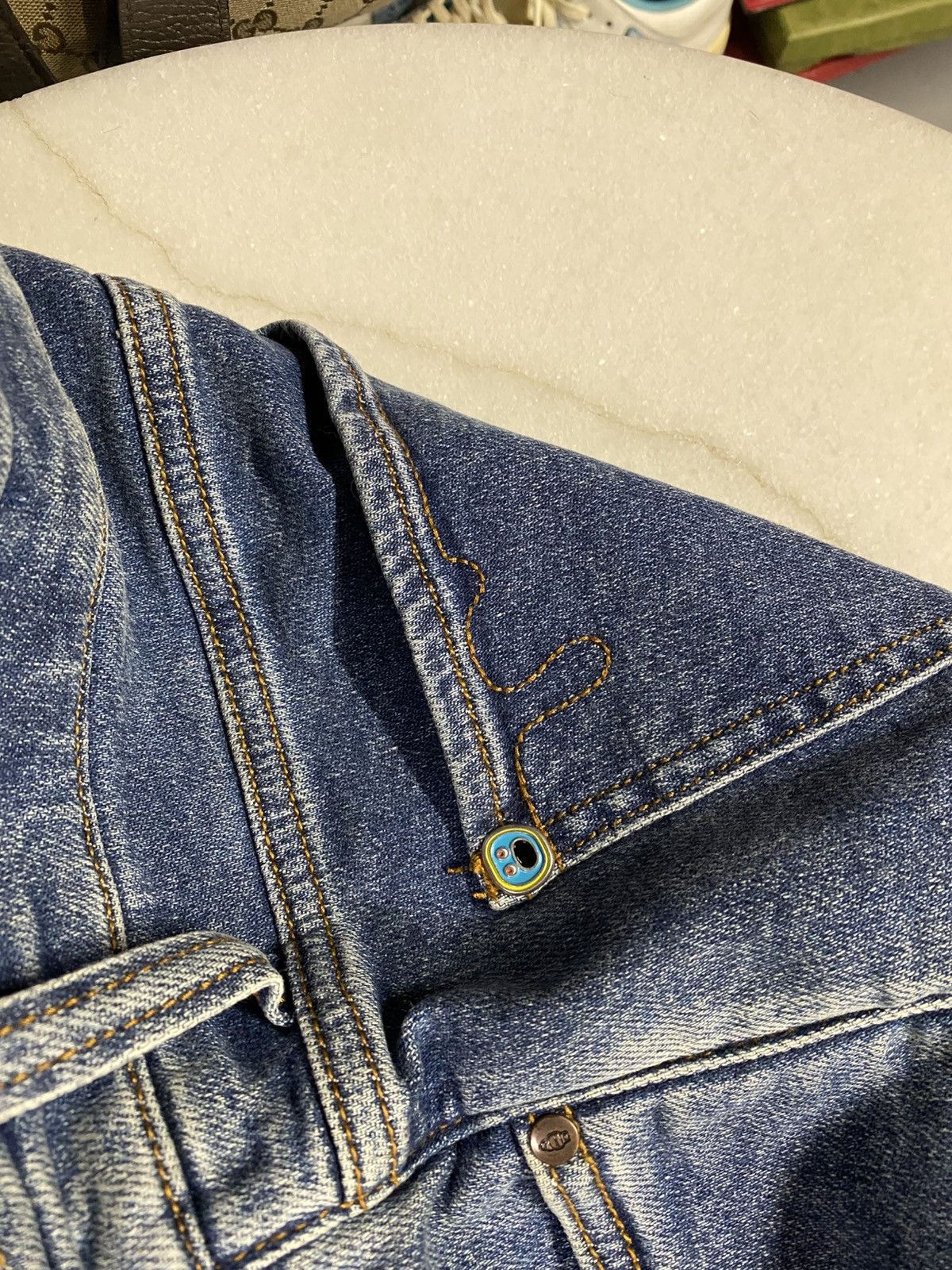 Icecream Ice Cream Fox Mens Blue Denim Jeans Size 36 Size US 36 / EU 52 - 7 Thumbnail