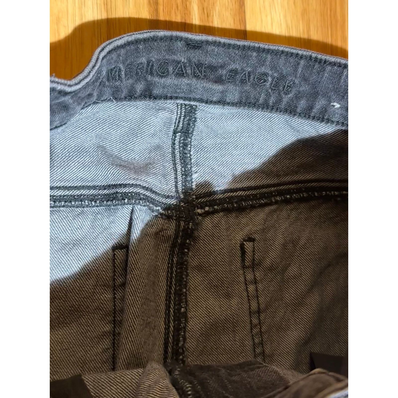 American Eagle Outfitters American Eagle Black Ripped Skinny Jeans Size 4 Size 27" / US 4 / IT 40 - 2 Thumbnail