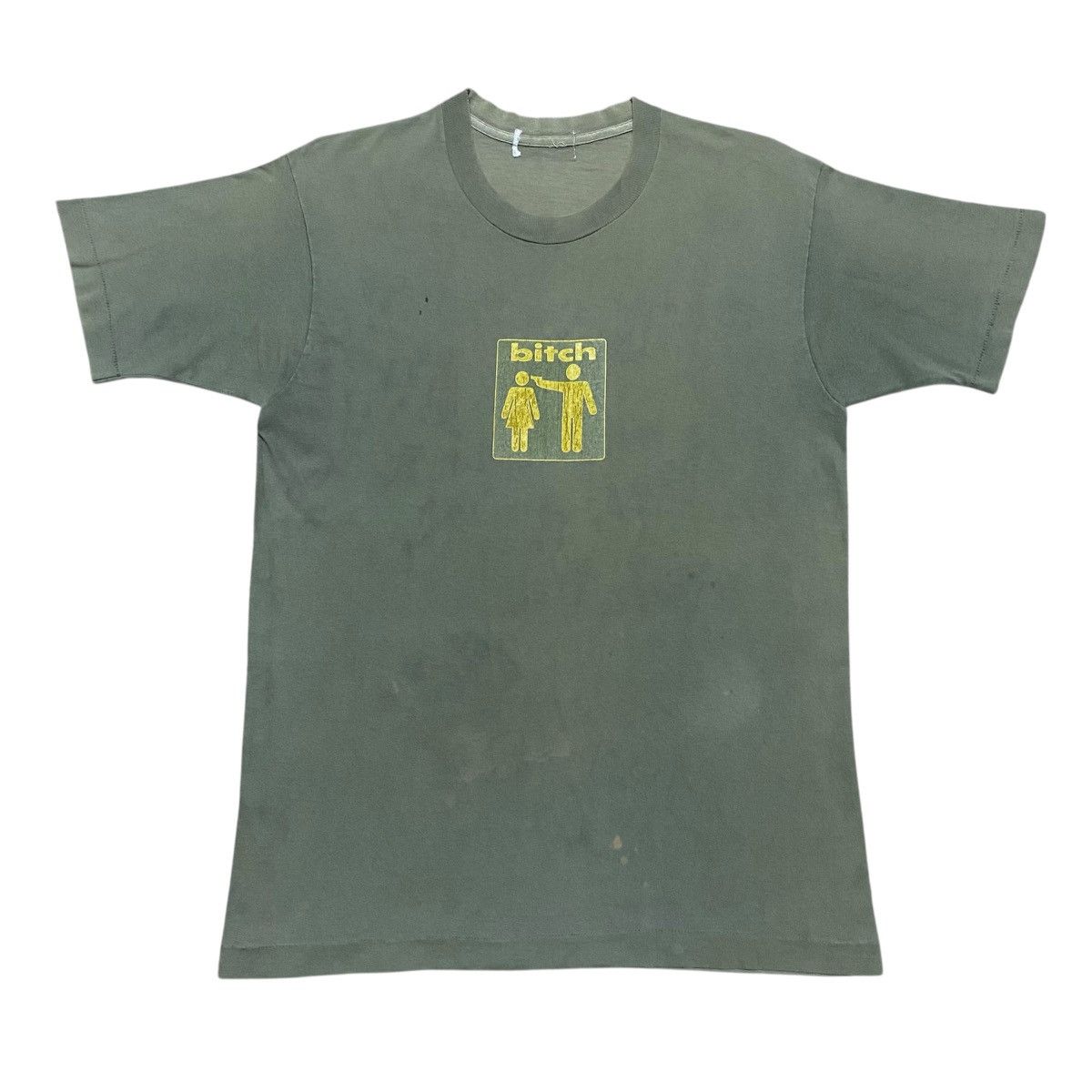 Santa Cruz Skateboards Rare‼️🔥Vintage 90s Bitch Skateboarding T-Shirt Size US S / EU 44-46 / 1 - 1 Thumbnail