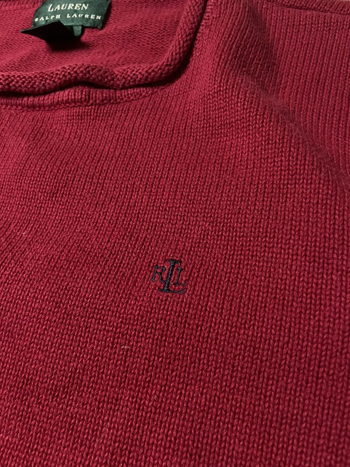 RRL Ralph Lauren Vintage Navy Ralph Lauren Polo Sweater USA College Size US L / EU 52-54 / 3 - 7 Thumbnail
