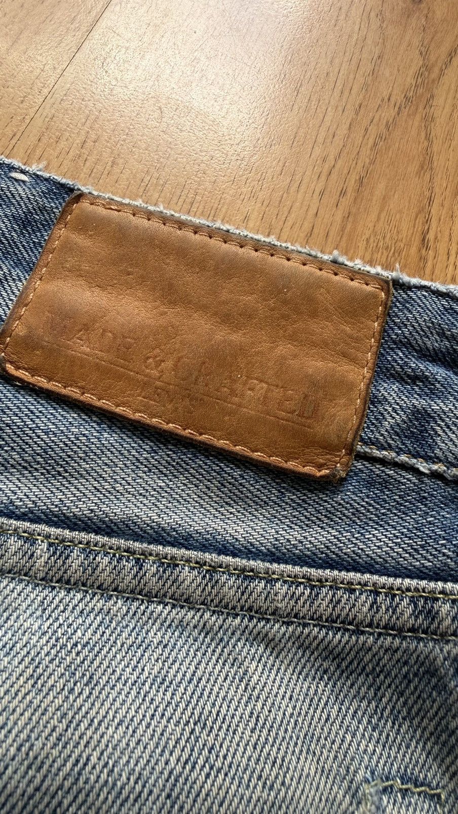 Levi's Made & Crafted LEVI’S Made & Crafted Slim Distressed Denim Jeans 33 Boho Size US 33 - 9 Thumbnail