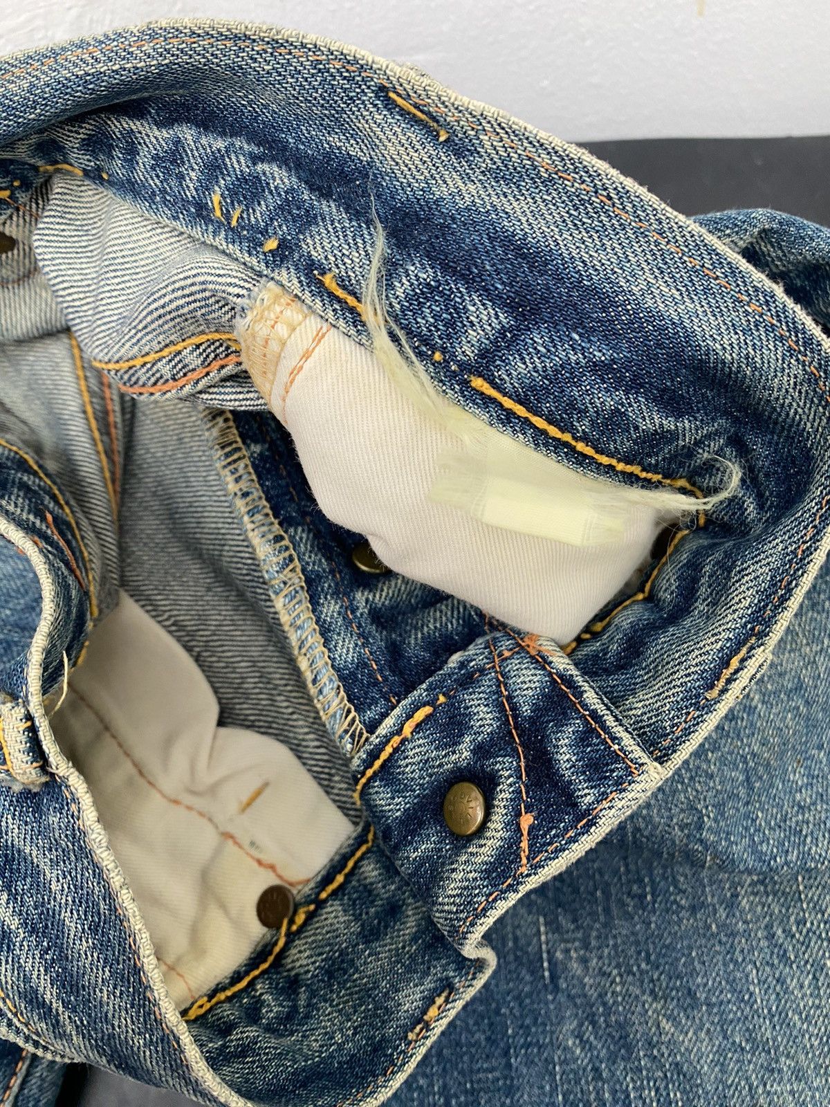 Japanese Brand × Vintage size 29x32.5 super rare EVIS redline vintage denime Size US 29 - 11 Thumbnail