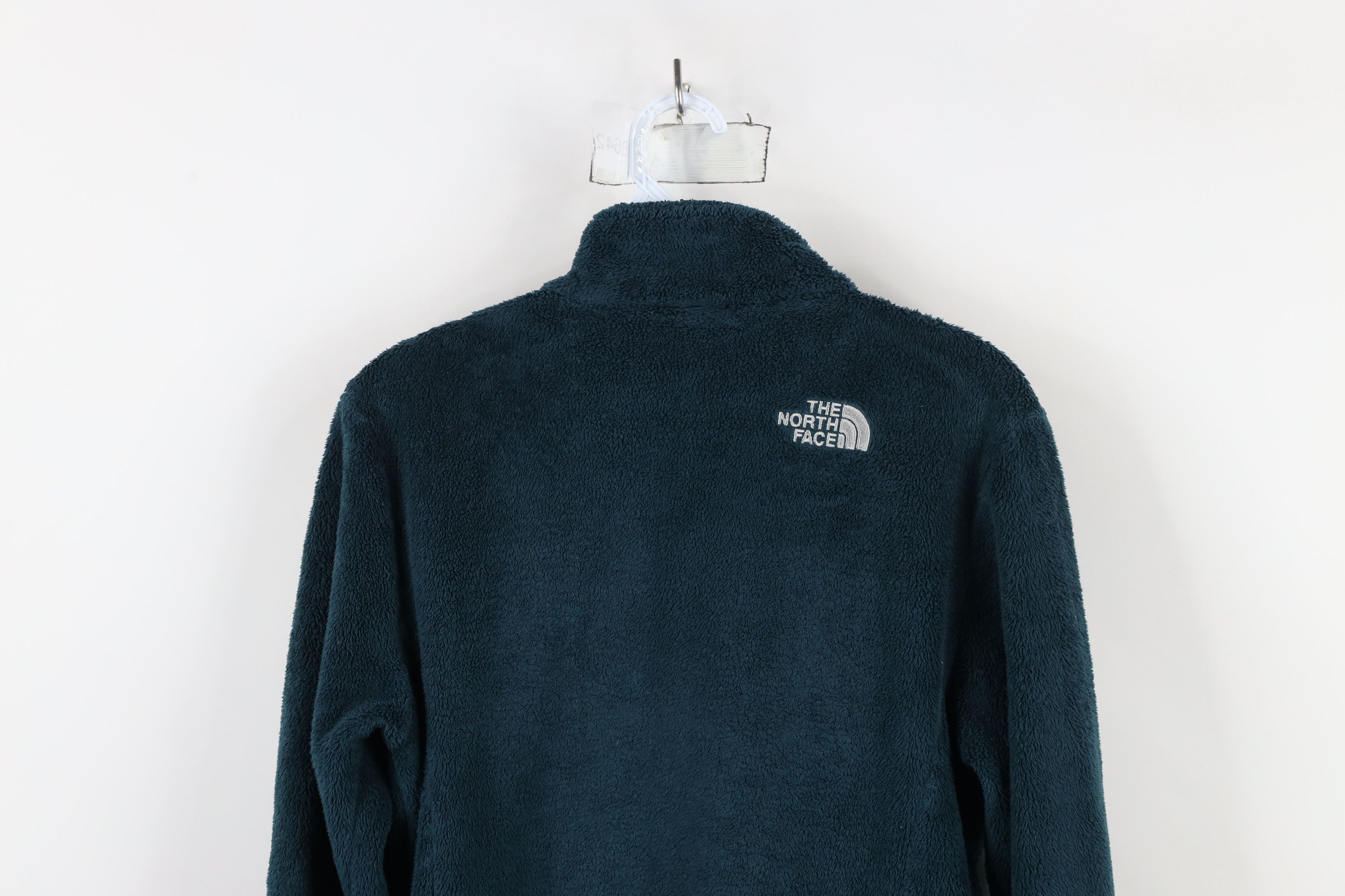 The North Face × Vintage Vintage The North Face Spell Fuzzy Shag Fleece Jacket Teal Size XS / US 0-2 / IT 36-38 - 14 Thumbnail