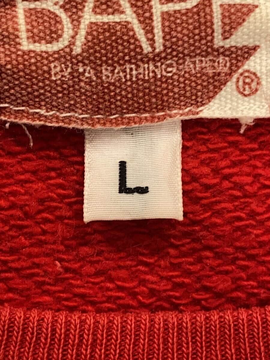 Bape A Bathing Ape Cotton Sweatshirt Red Size US L / EU 52-54 / 3 - 4 Thumbnail