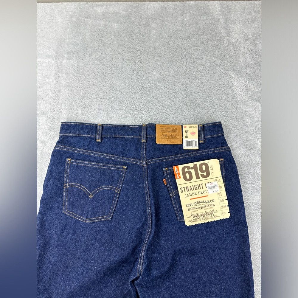 Levi's Vintage NWT Levi's 619 orange tab straight leg 38 Waist 32 Size US 38 / EU 54 - 6 Thumbnail