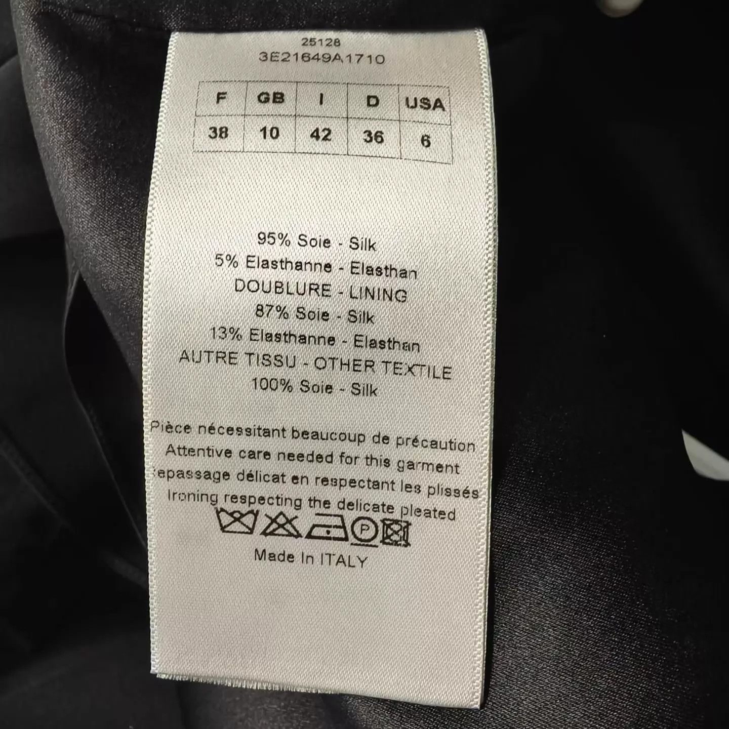 Dior Dior Black Couture Dress 38 Size S / US 4 / IT 40 - 4 Thumbnail