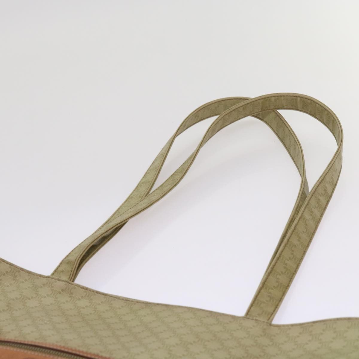 Celine CELINE Macadam Canvas Tote Bag Beige Size ONE SIZE - 9 Thumbnail