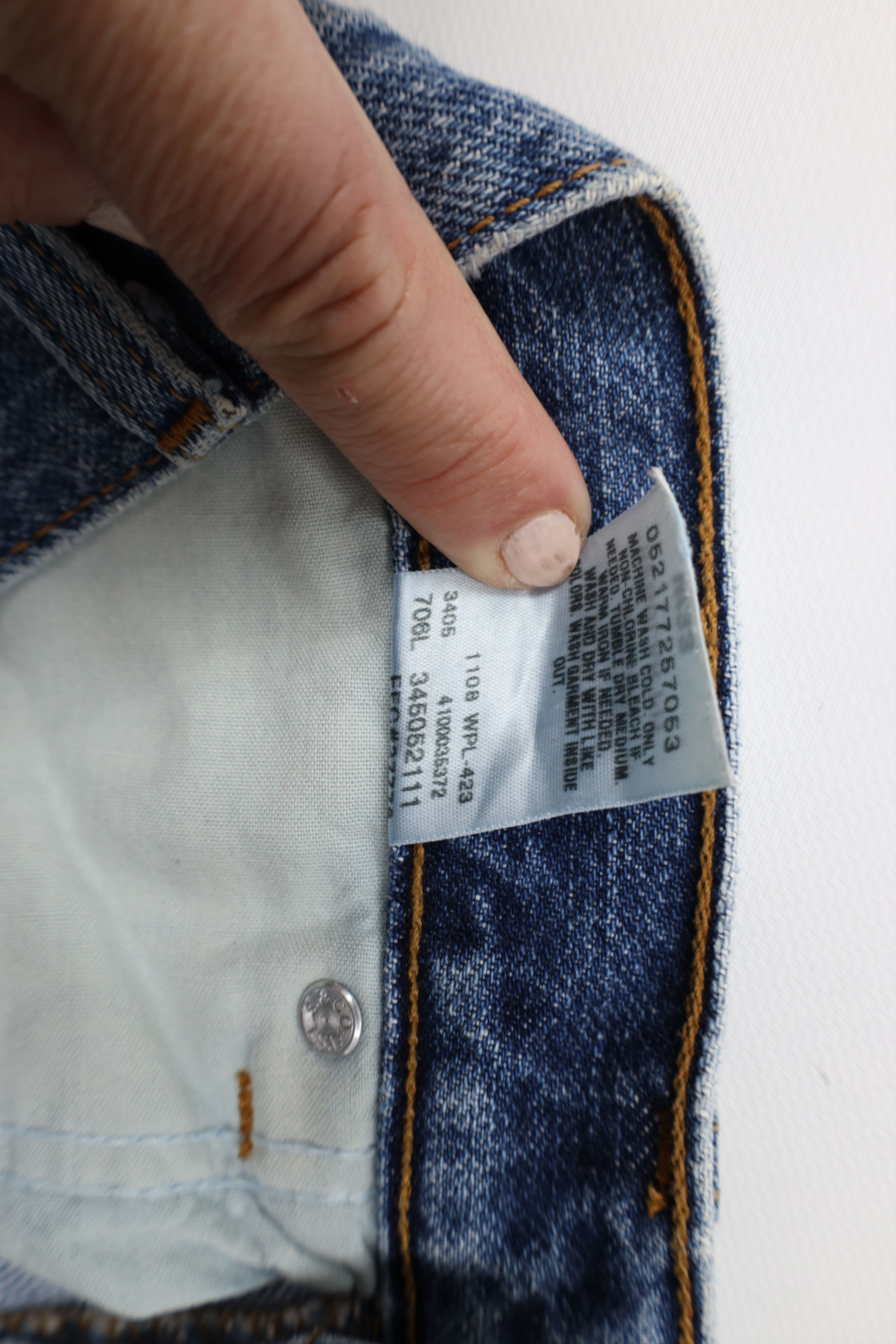 Levi's × Vintage Vintage Y2K Levis 505 Regular Fit Denim Jean Shorts Jorts Size US 33 - 8 Thumbnail