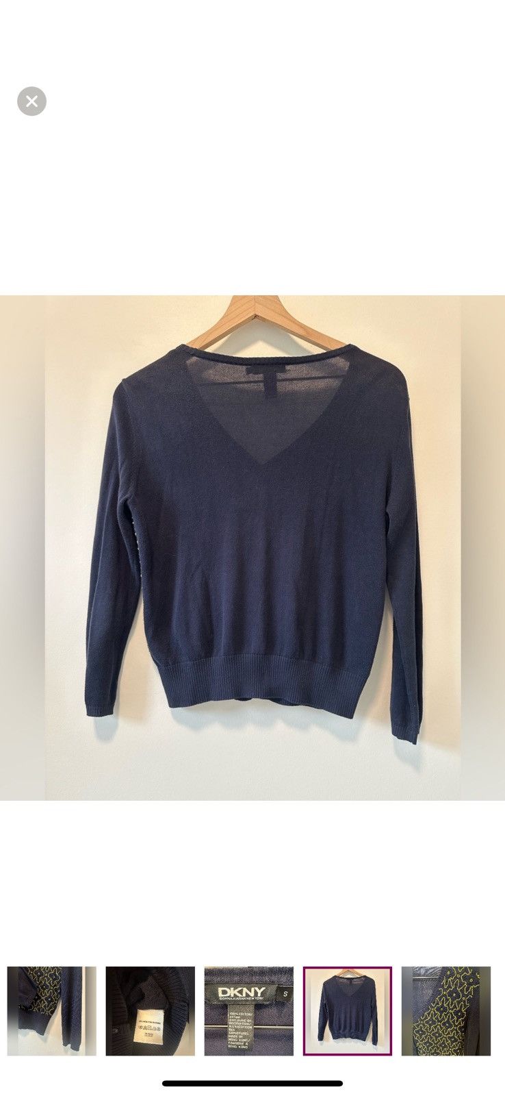 Donna Karan Donna Karan Vintage Beaded Cardigan Size S / US 4 / IT 40 - 6 Thumbnail