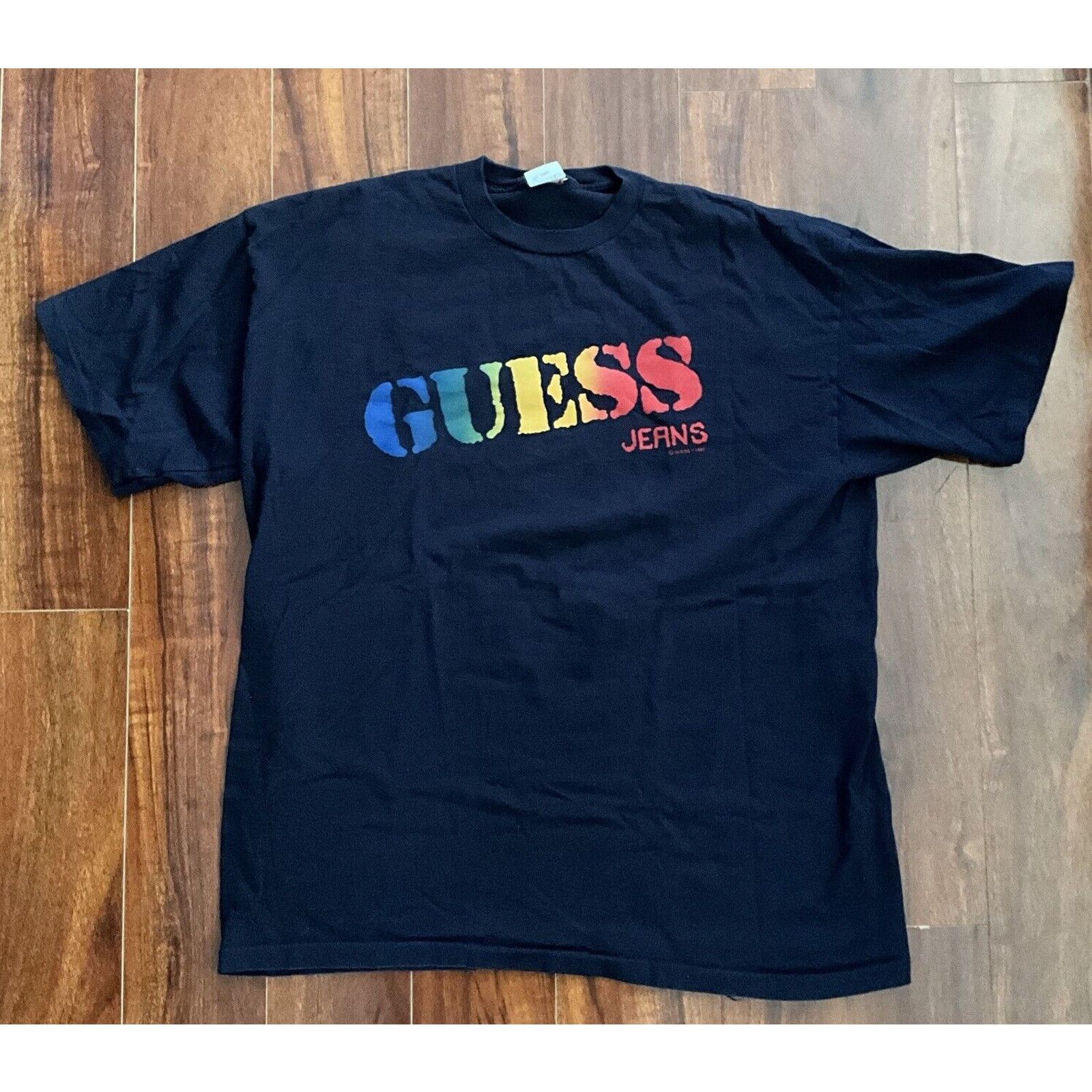 Guess Vintage Guess Jeans Georges Marciano 80s T-Shirt USA Sz 1993 Size US L / EU 52-54 / 3 - 1 Thumbnail