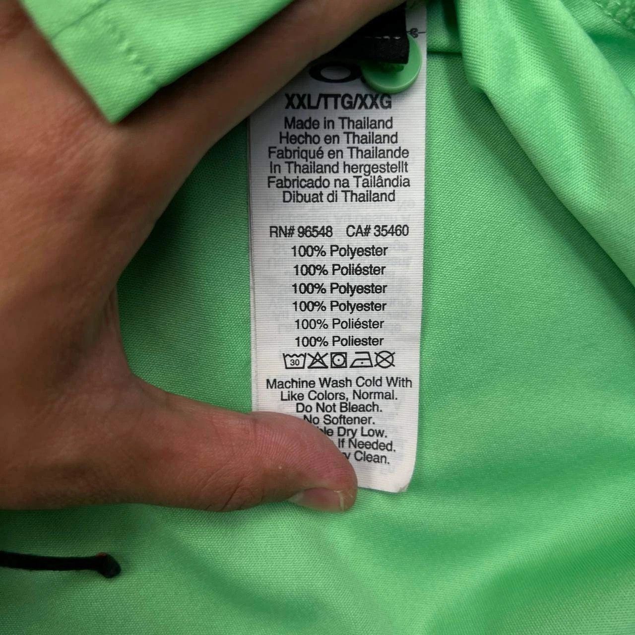 Oakley Oakley Golf Polo Shirt Men Green Blank Plain Collared 2XL Size US XXL / EU 58 / 5 - 3 Thumbnail