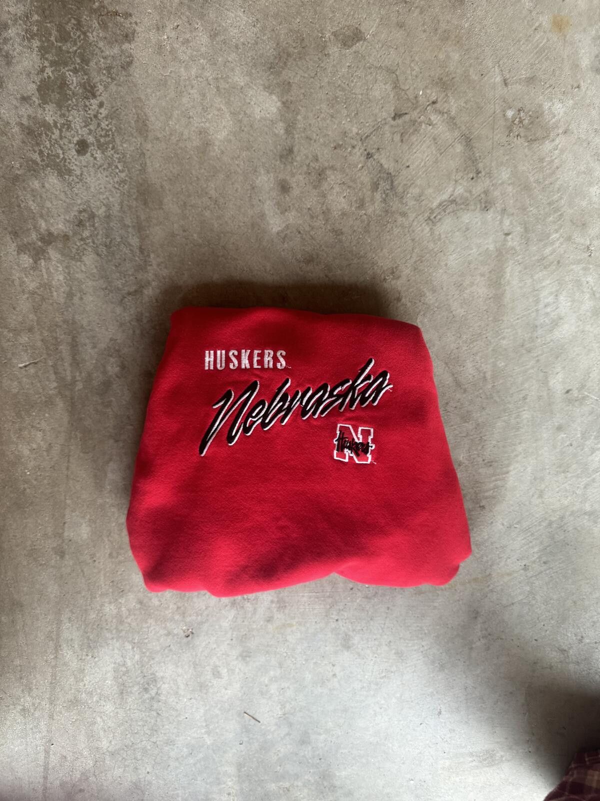 Other Vintage 90s CS Sportswear UniO Nebraska Huskers Sweatshirt L Size US L / EU 52-54 / 3 - 5 Thumbnail