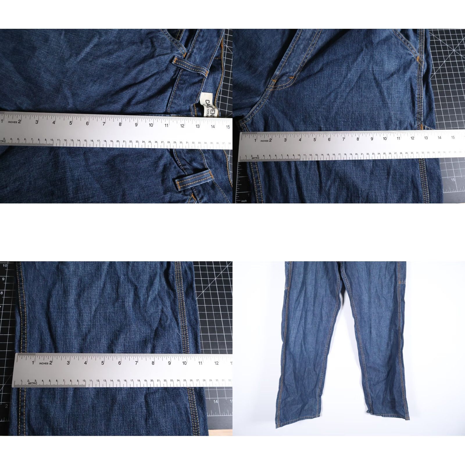 Levi's VTG Levi's Carpenter Jeans Men's 36 x 34 Blue Loose Straight Workwear Baggy 2006 Size US 36 / EU 52 - 8 Thumbnail