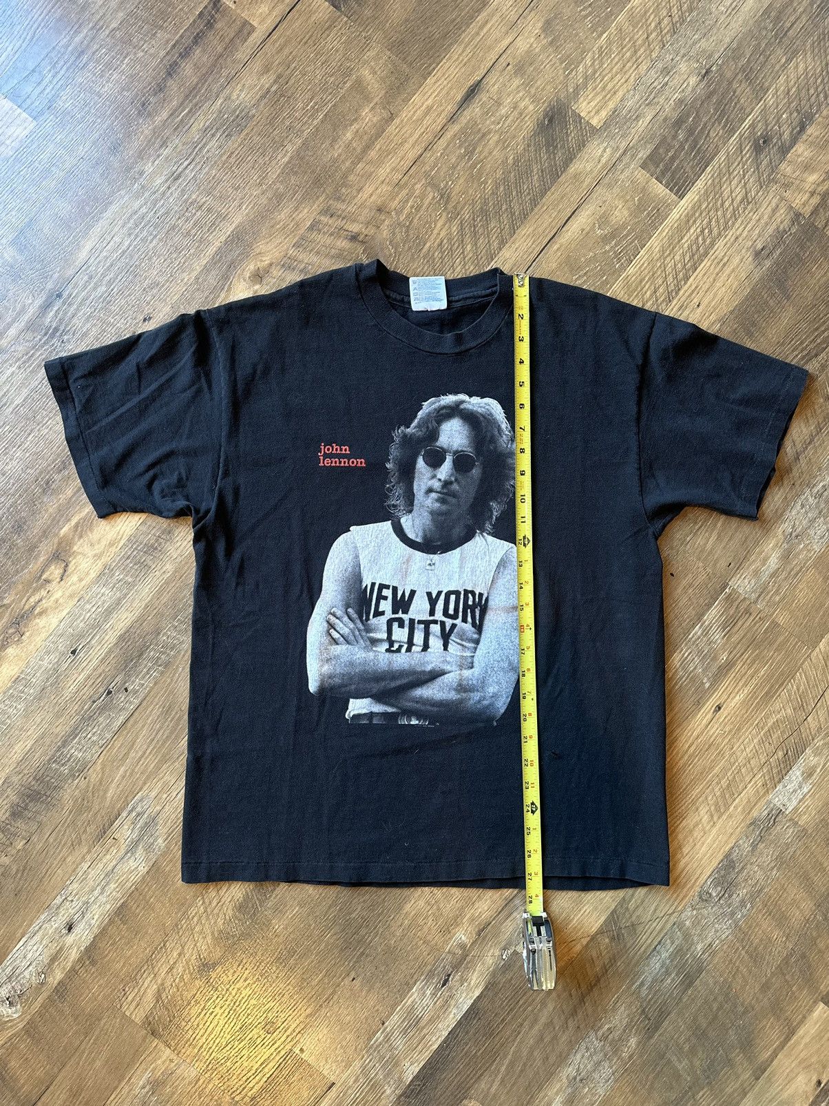 Band Tees × Vintage 1990 John Lennon New York City T-shirt Size US XL / EU 56 / 4 - 9 Thumbnail