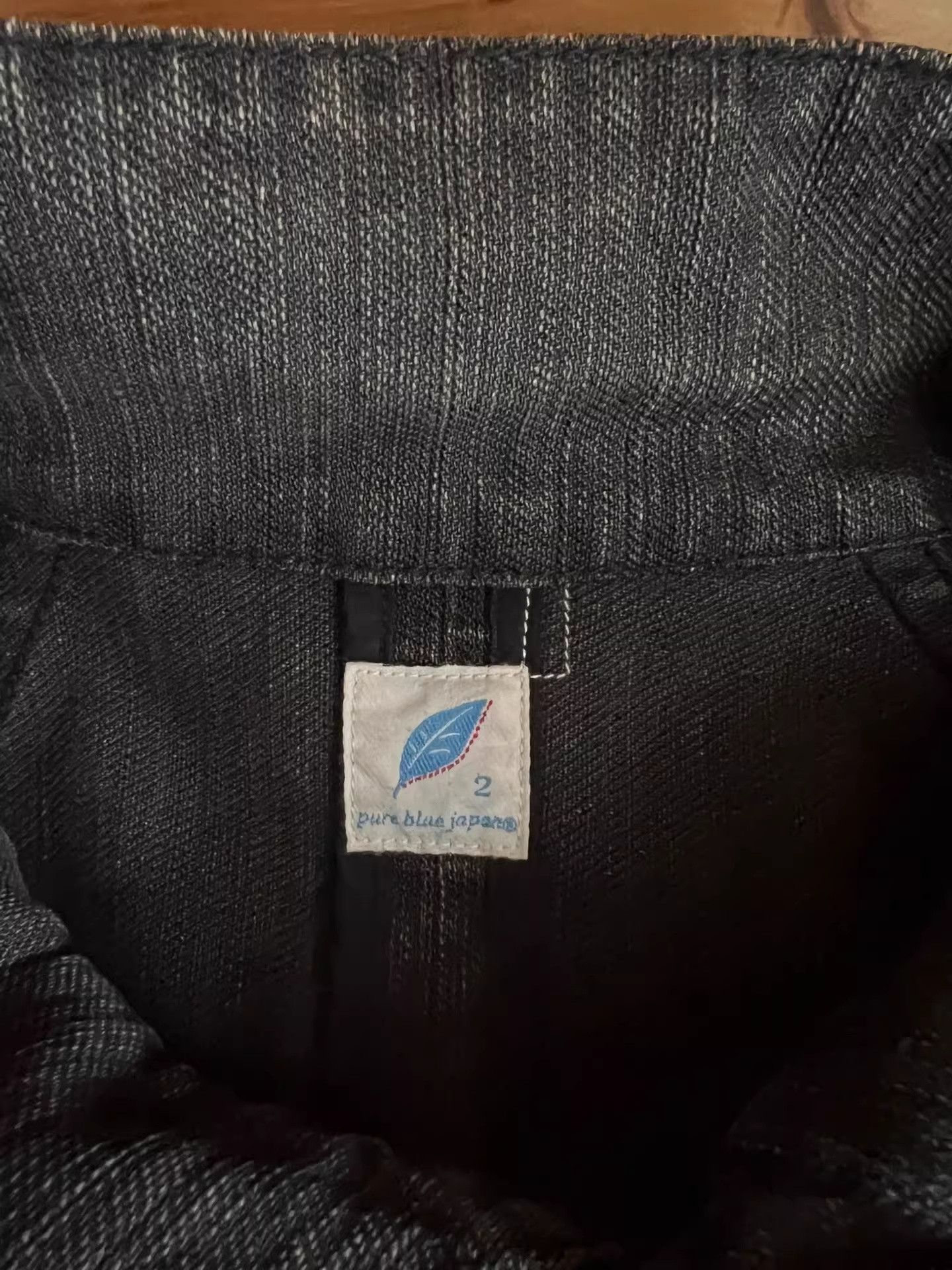 Pure Blue Japan Pure Blue Japan Thick Shawl Collar Jacket Size US M / EU 48-50 / 2 - 7 Thumbnail