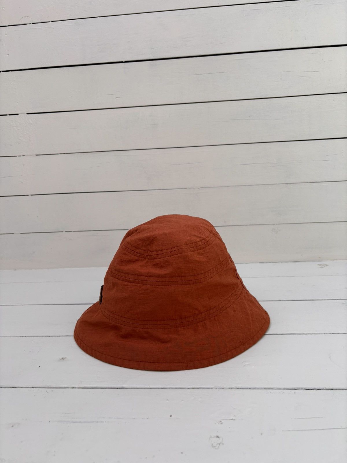 DAKS DAKS London Vintage 00s Made in Japan Brick Nylon Bucket Hat Size ONE SIZE - 3 Thumbnail