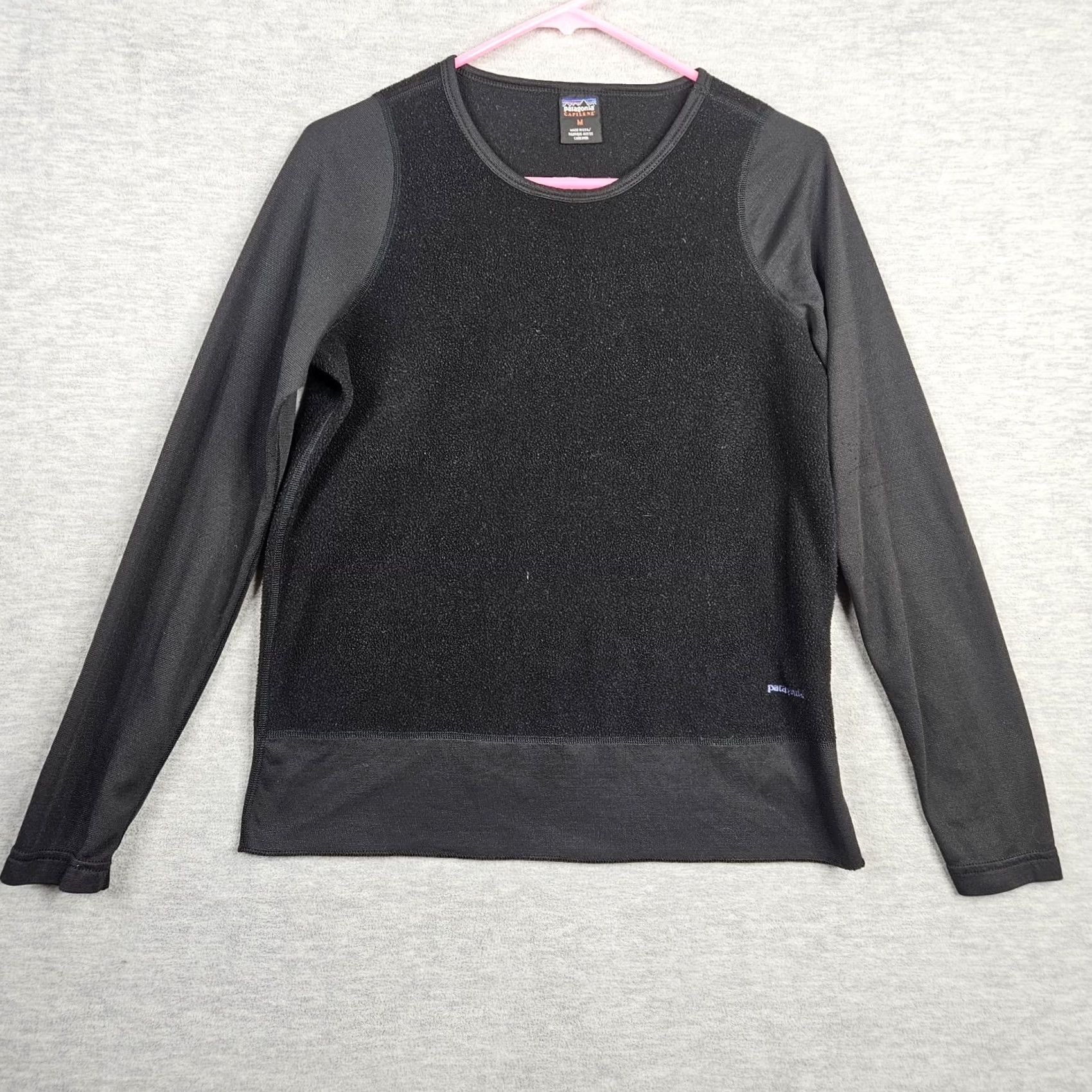 Patagonia Patagonia Capilene Polyester Crewneck Top M Women Black Regular Size M Shirt Size M / US 6-8 / IT 42-44 - 2 Thumbnail