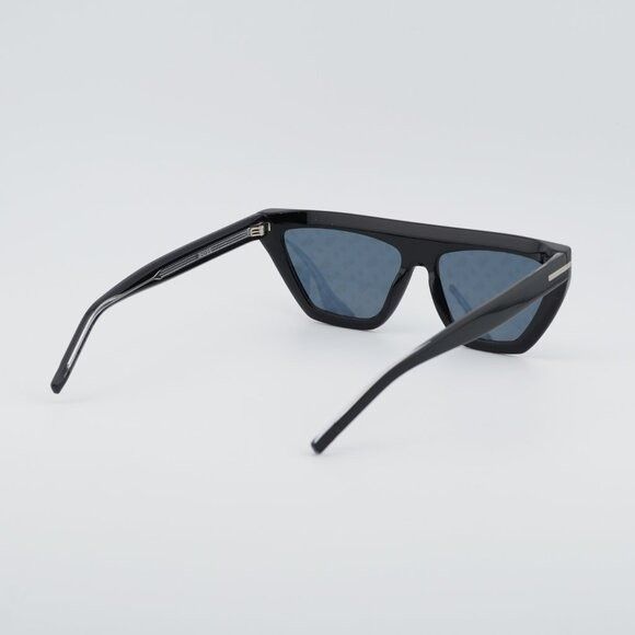 Hugo Boss Hugo BOSS 1609/S 0807 MD Sunglasses Black Geometric Frame Size ONE SIZE - 4 Thumbnail