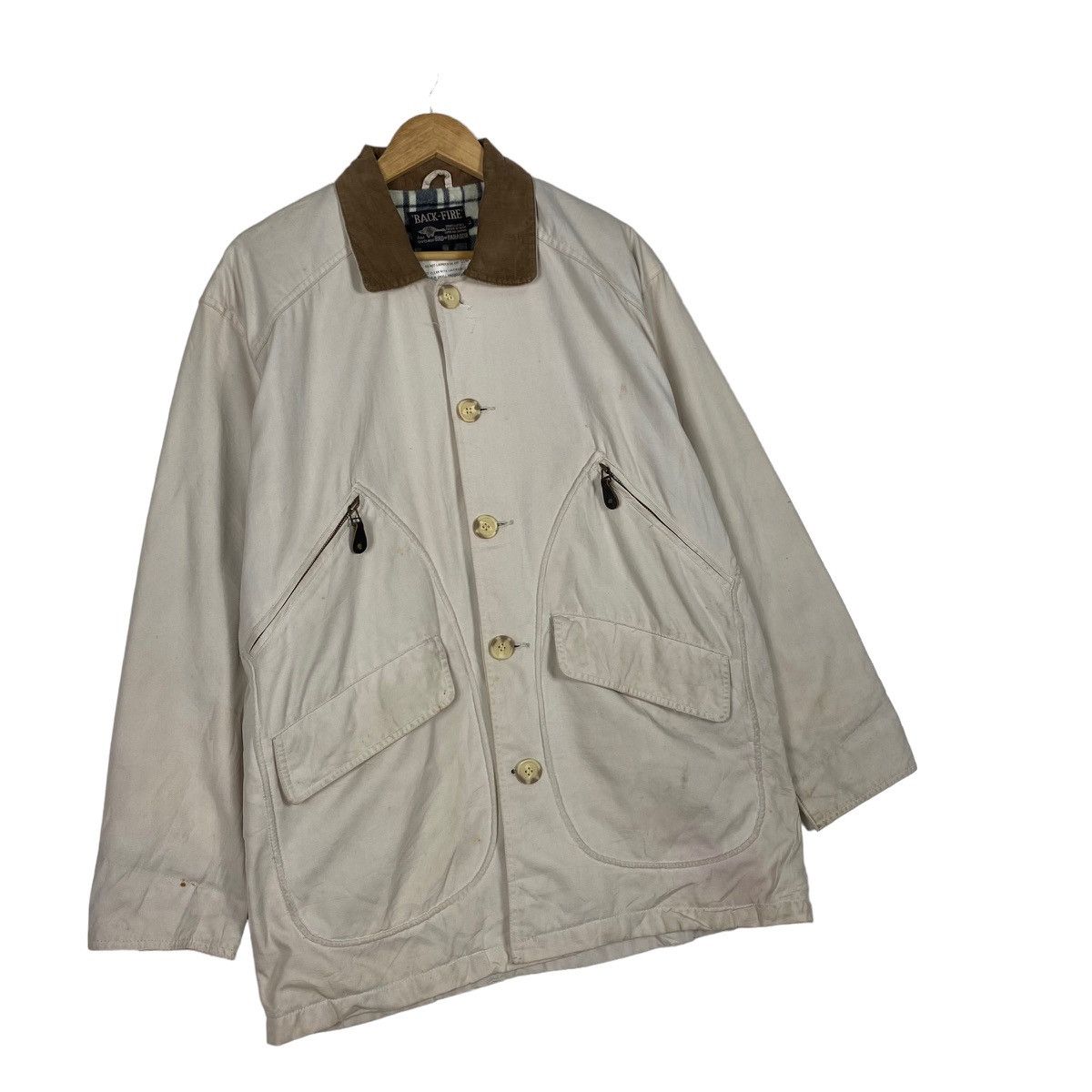 Japanese Brand Vintage Back-Fire Bird Of Paradise Chore Jacket Size US L / EU 52-54 / 3 - 4 Thumbnail