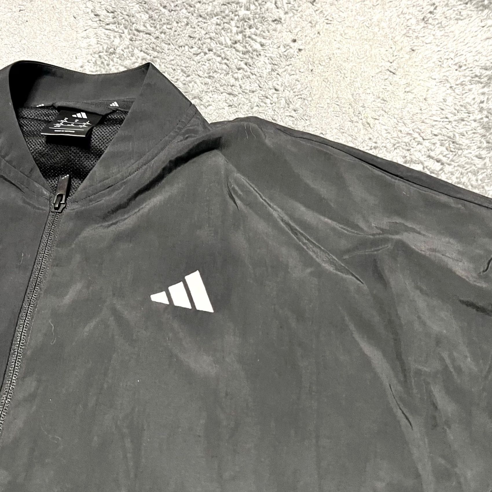 Adidas adidas Jacket Womens Medium Essentials 3-Stripes Lifestyle Woven Bomber Jacket Black M Womens Jacket Size M / US 6-8 / IT 42-44 - 2 Thumbnail