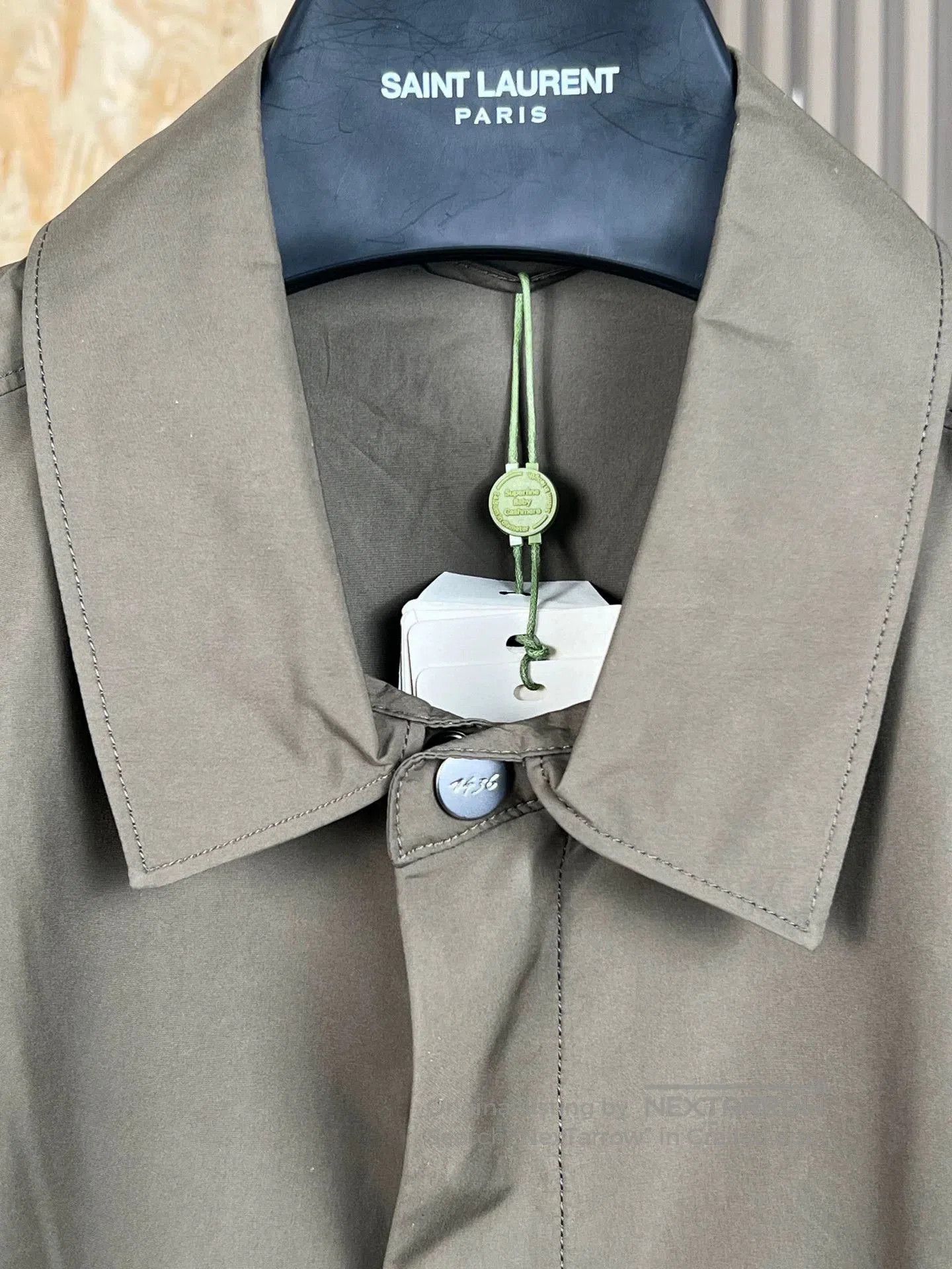 H&M beige zip-up collar jacket for men. Size US L / EU 52-54 / 3 - 2 Thumbnail